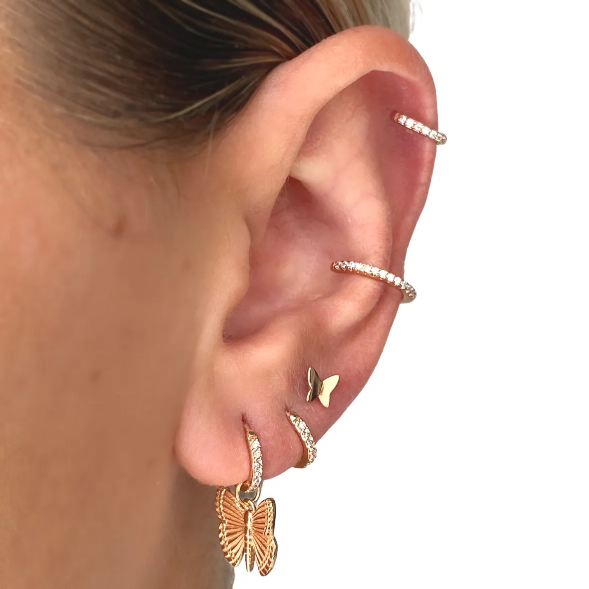 Butterfly Charm | Rose Gold