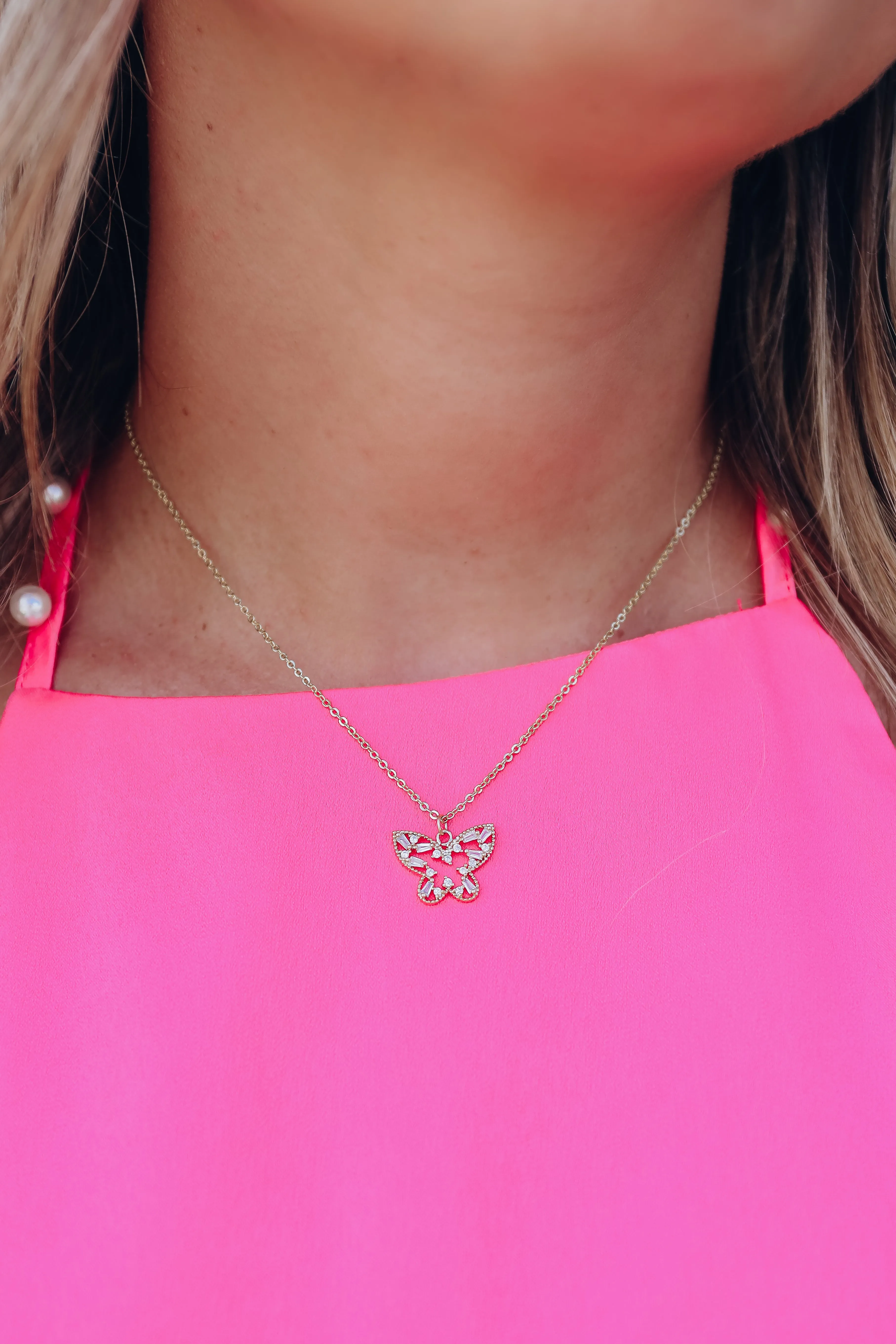 Butterfly Kisses Necklace by B.b.Lila.