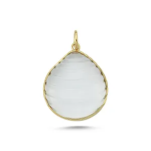 By The Moon Shell Charm