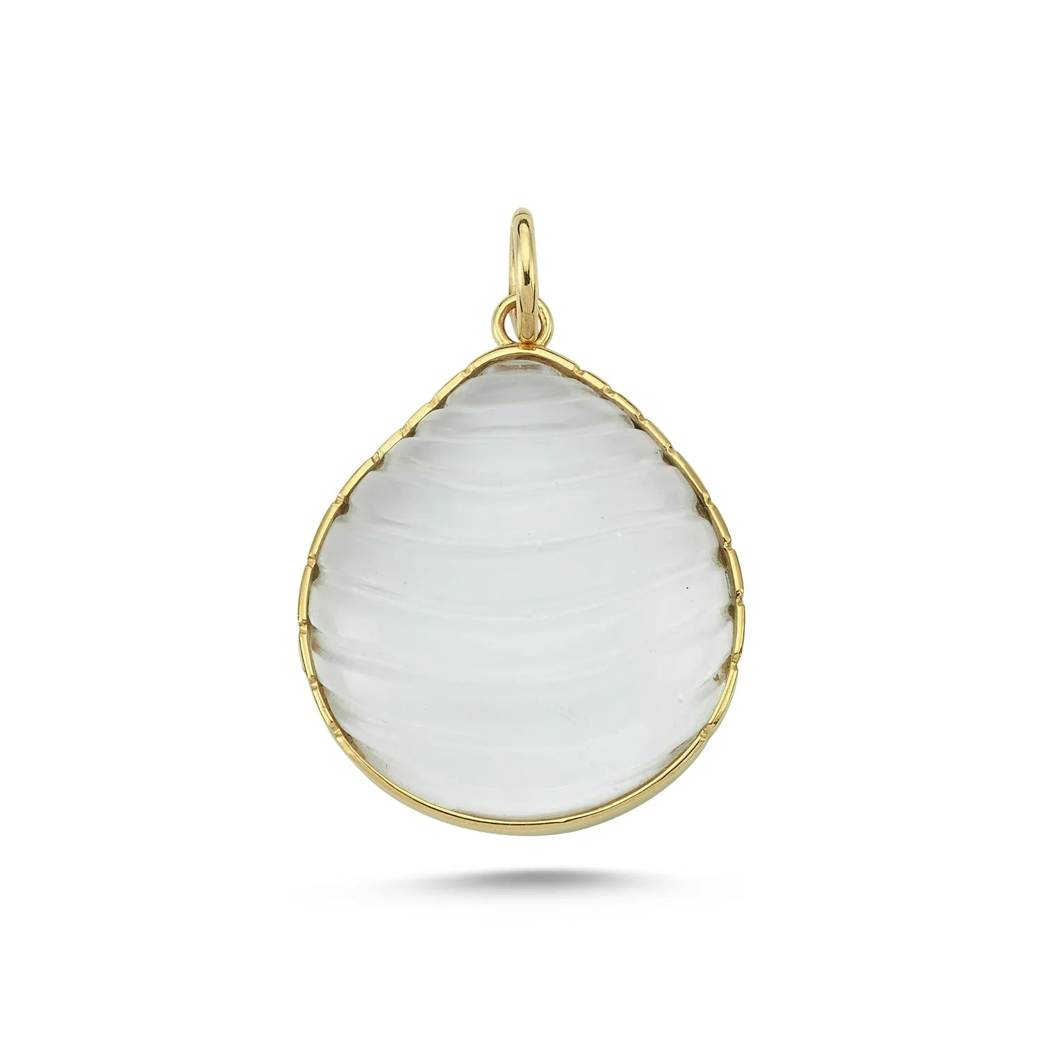 By The Moon Shell Charm
