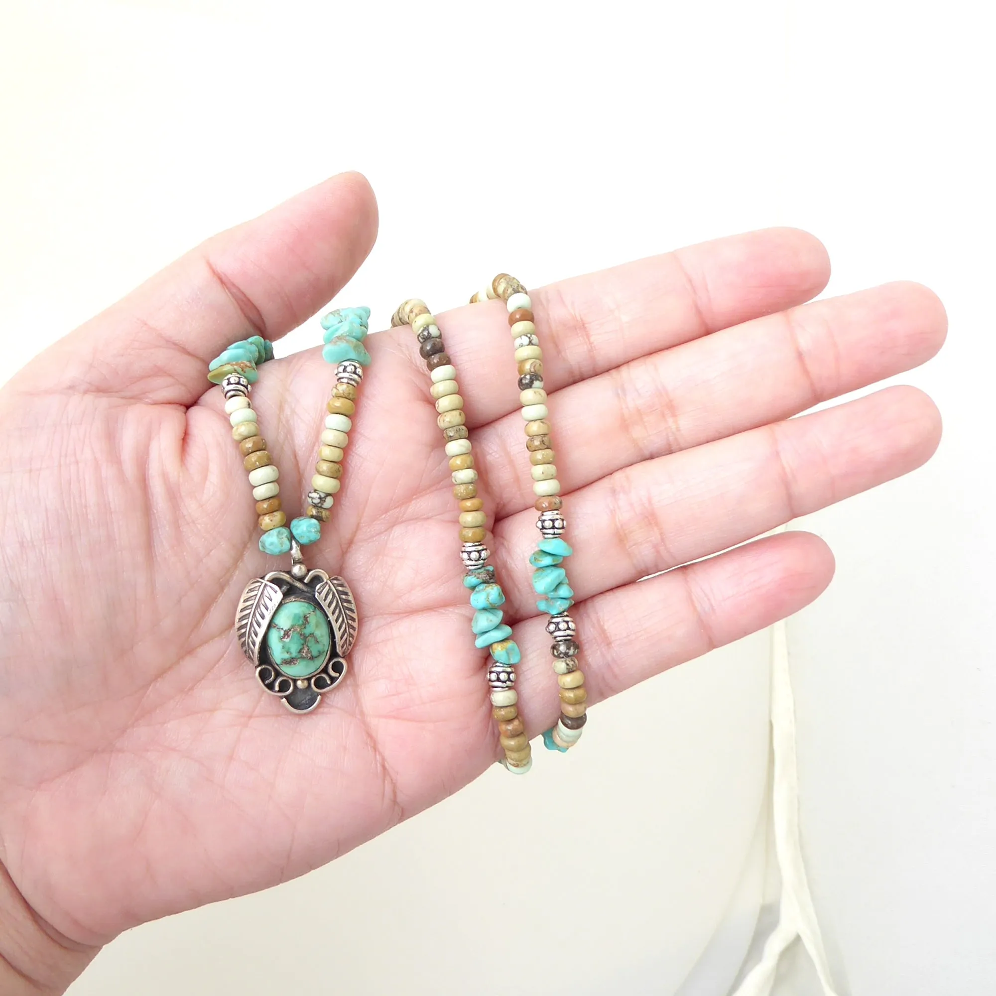 Campitos turquoise and jasper necklace