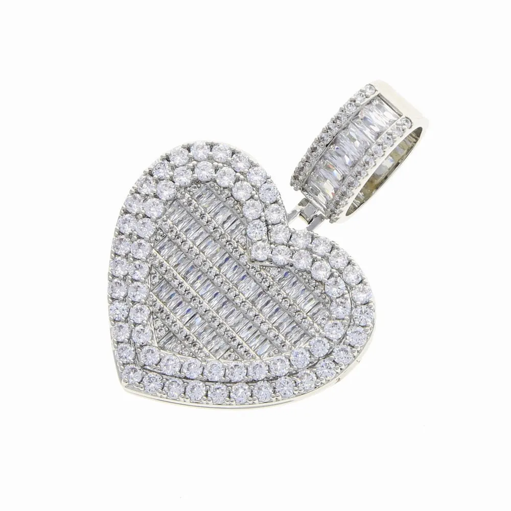 Can Be Opened Heart-shaped Photo Pendant Necklace