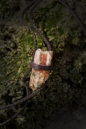 Citrine - Brown Braided Rope