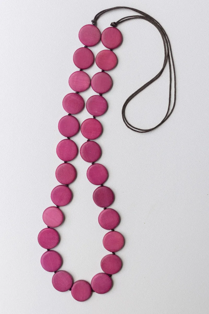 Coconut Wood Necklace CC-77