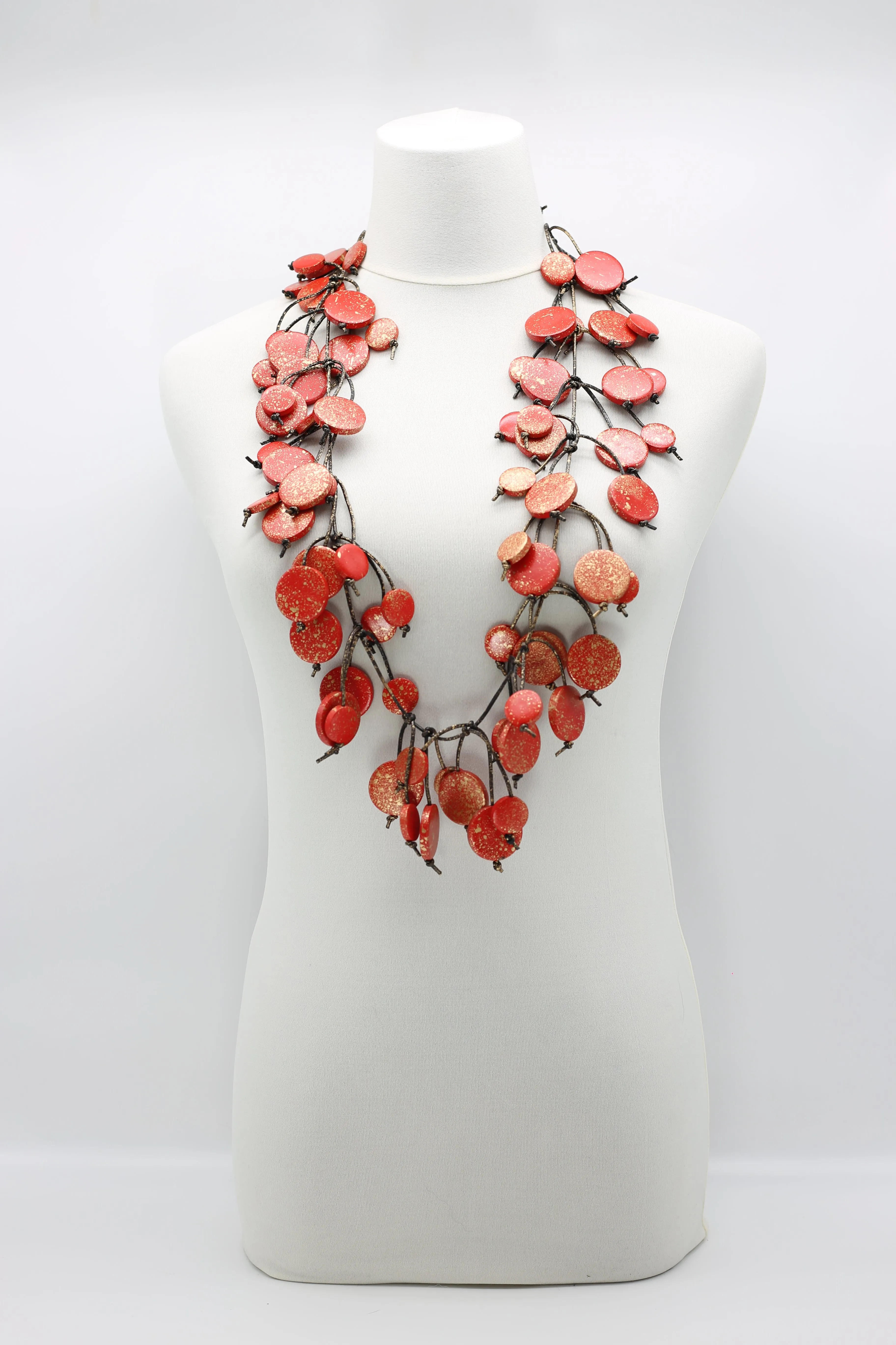 Coin Tree Necklaces - Hand-painted - Long