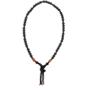 Collana serpente con Pietra Lavica, Onice e Corallo Rosso