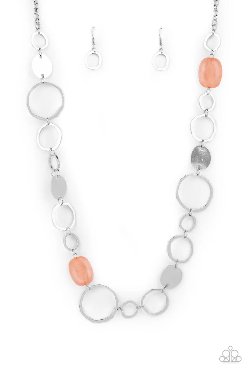 Colorful Combo Orange Paparazzi Necklace