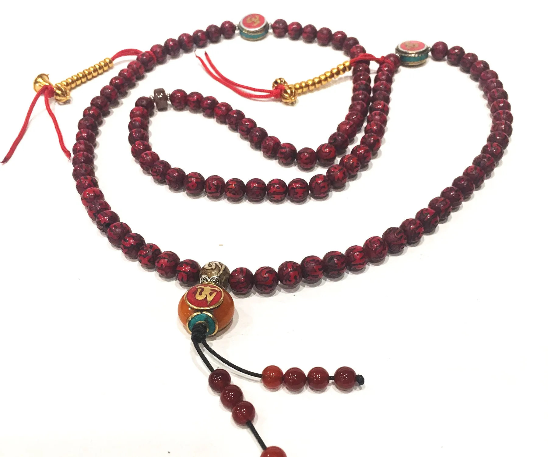 COMPASSION MALA BAMBOO CORAL