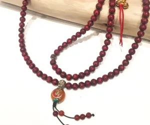 COMPASSION MALA BAMBOO CORAL