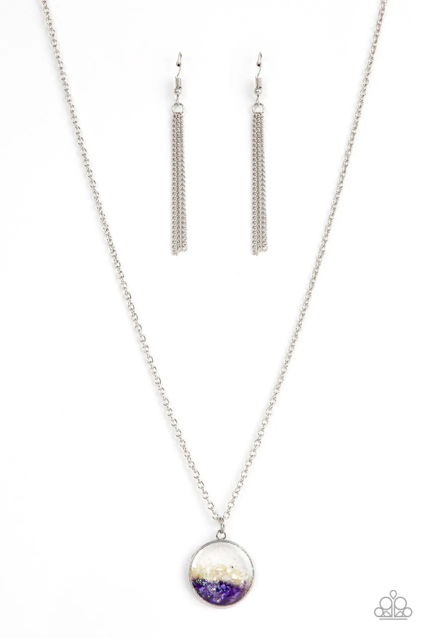 Completely Crushed Purple Paparazzi Necklace