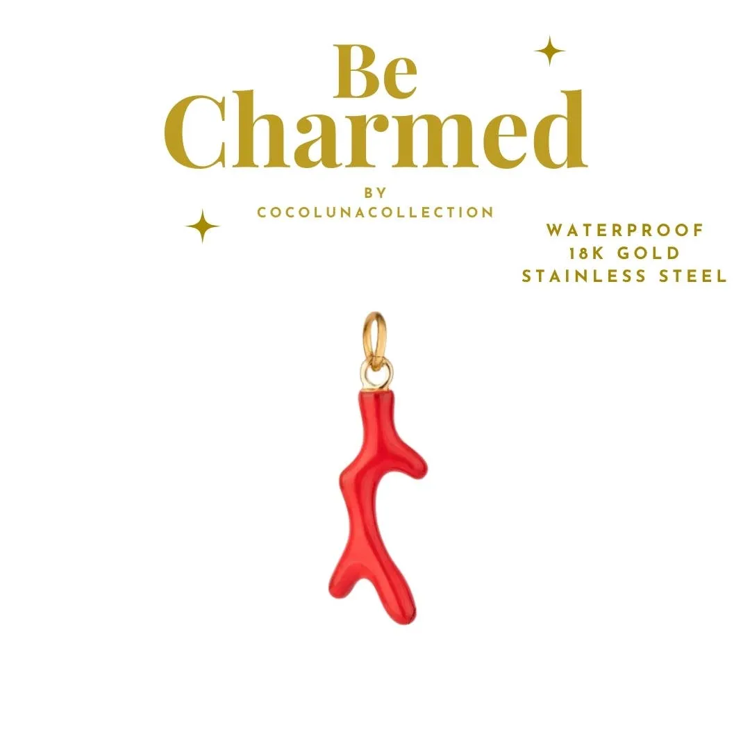 Coral Shaped Jewellery Charm