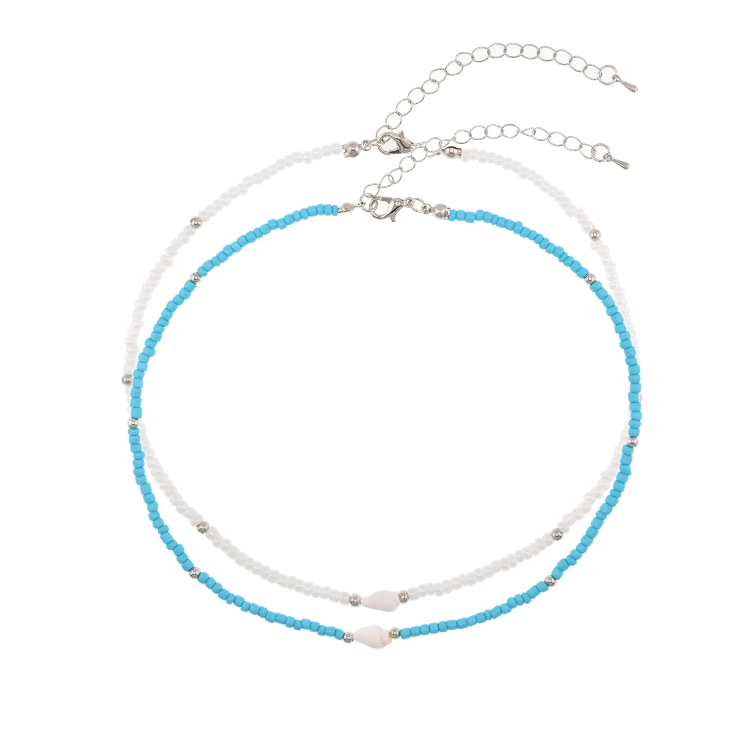 Cowrie shell Surfer Necklaces Beach Handmade Choker Hawaiian Summer Conch Necklace for Women