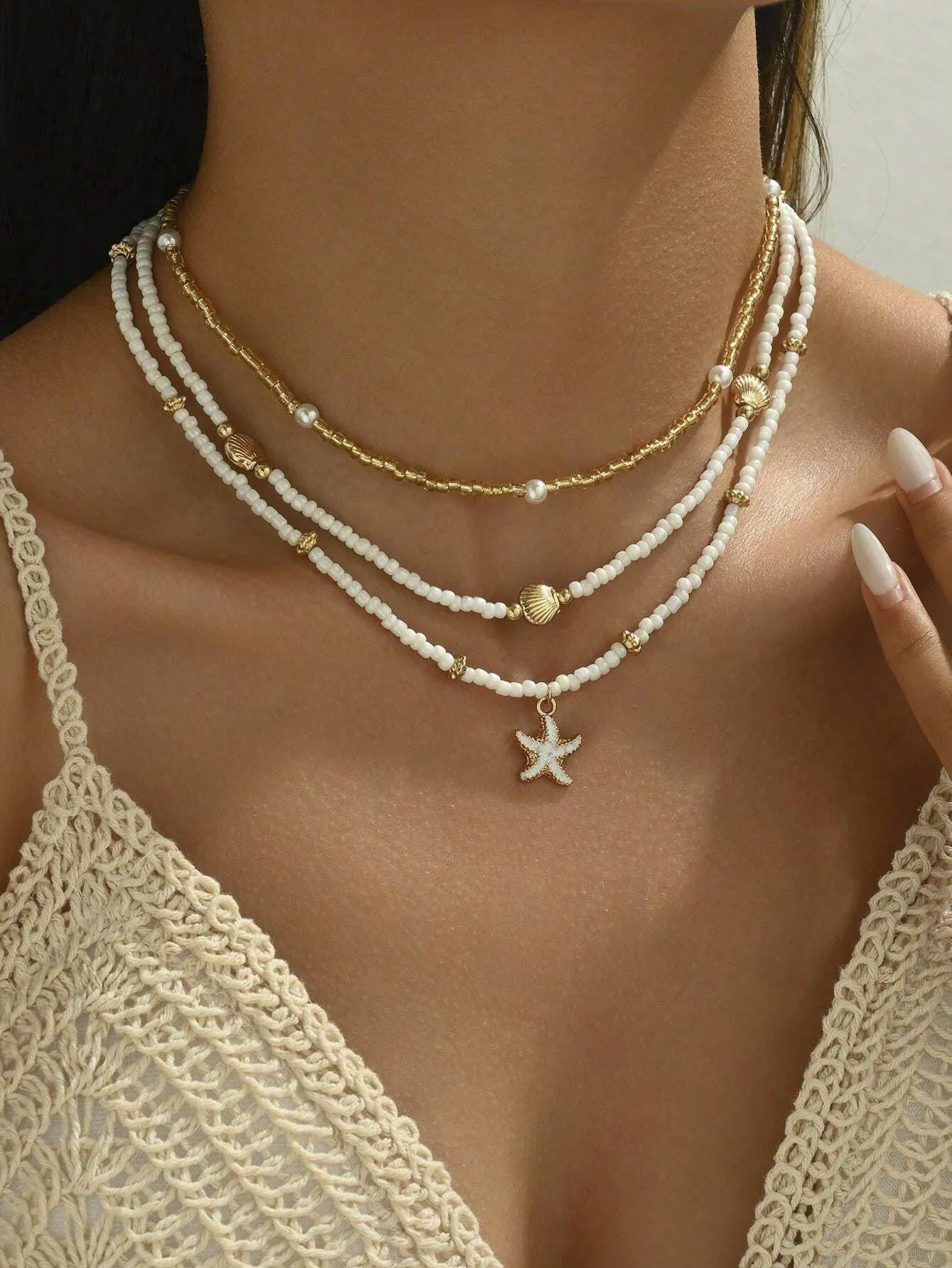 Cowrie shell Surfer Necklaces Beach Handmade Choker Hawaiian Summer Conch Necklace for Women