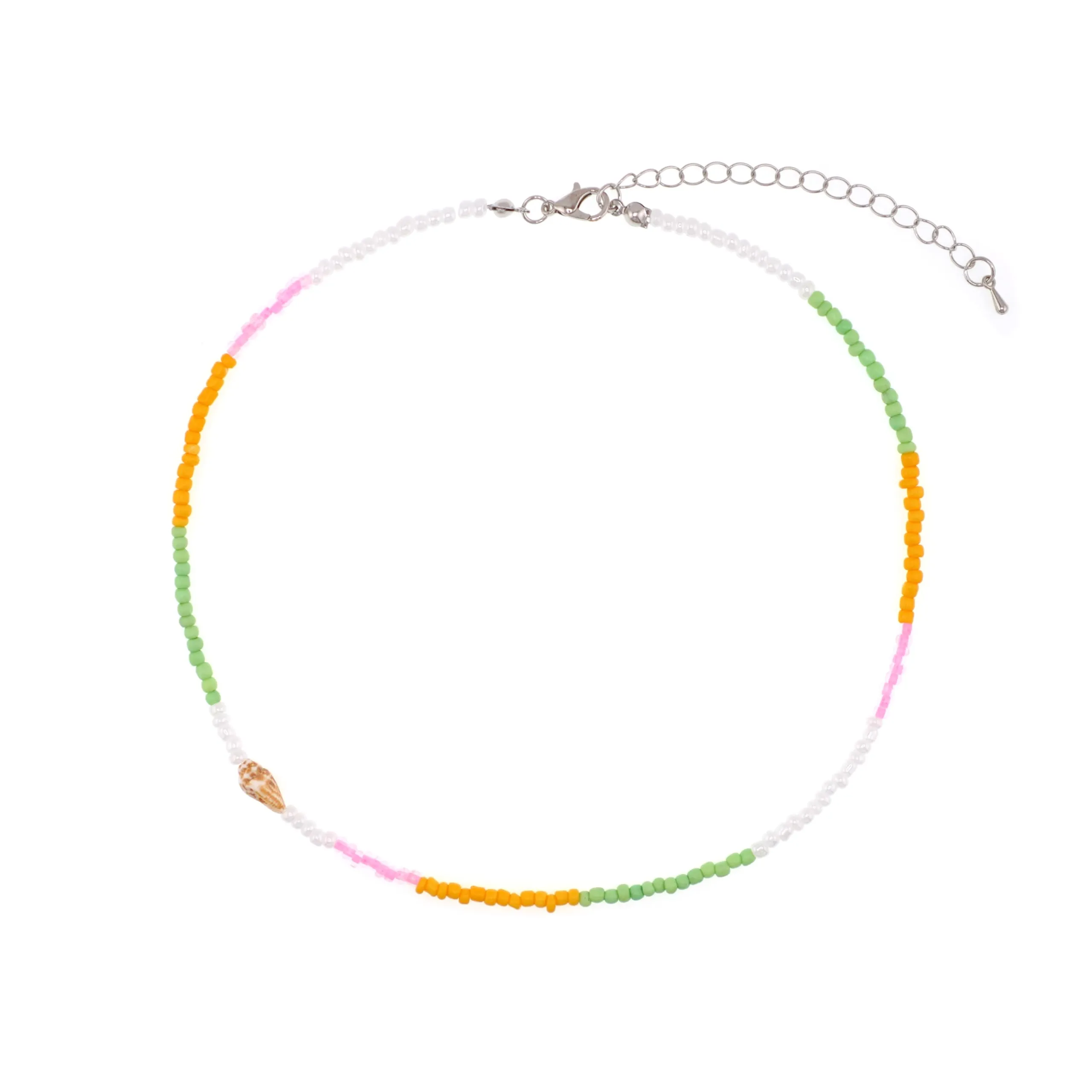 Cowrie shell Surfer Necklaces Beach Handmade Choker Hawaiian Summer Conch Necklace for Women