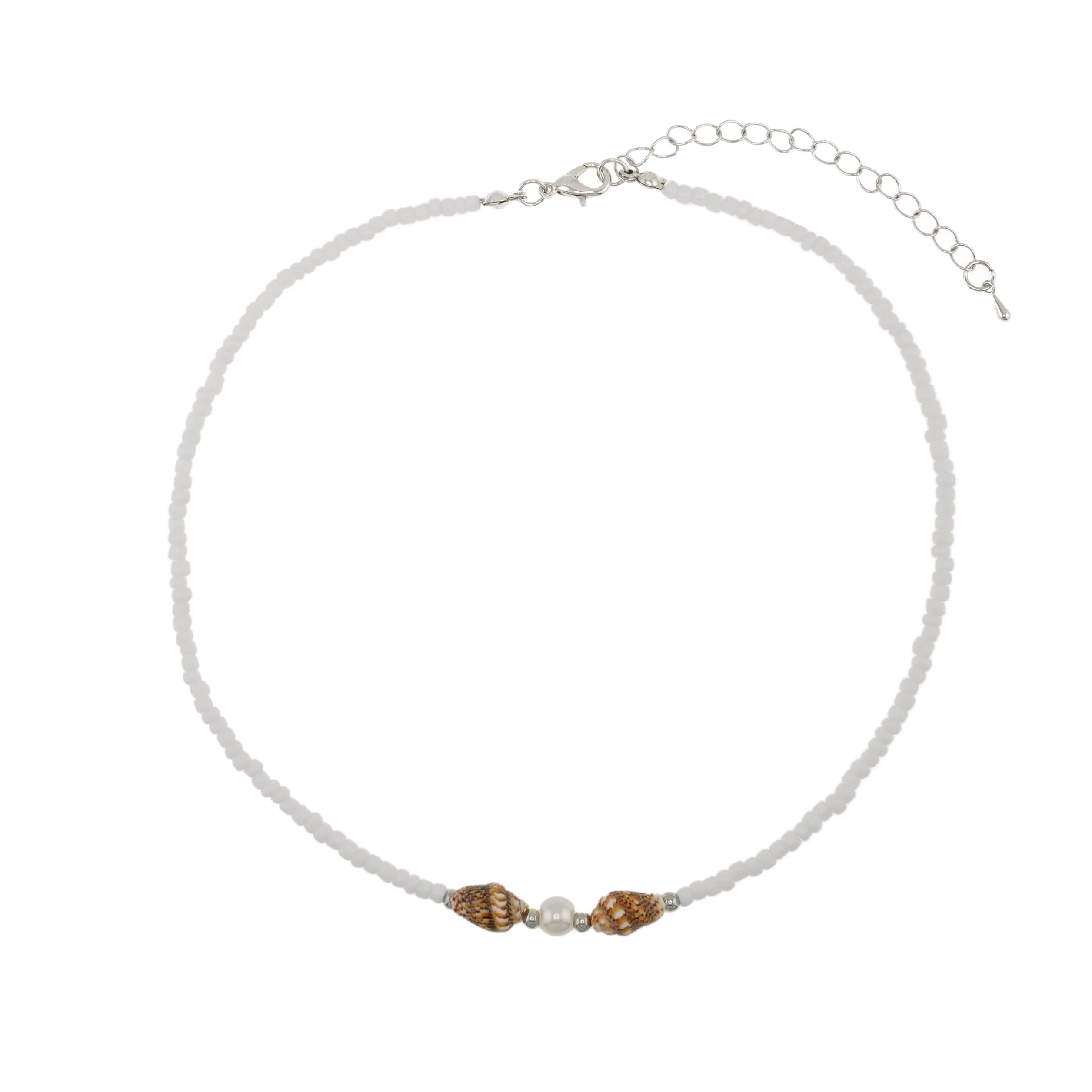 Cowrie shell Surfer Necklaces Beach Handmade Choker Hawaiian Summer Conch Necklace for Women