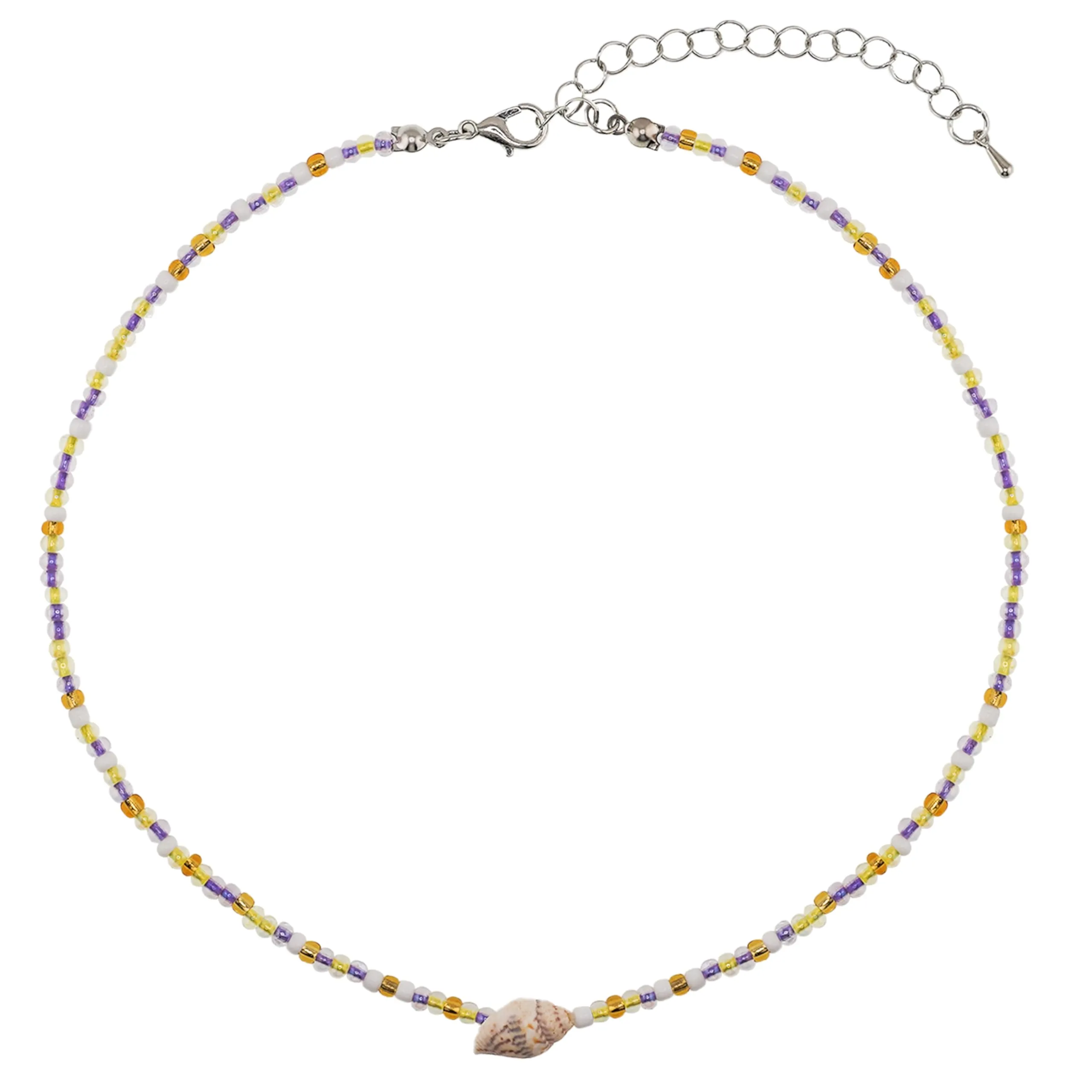 Cowrie shell Surfer Necklaces Beach Handmade Choker Hawaiian Summer Conch Necklace for Women
