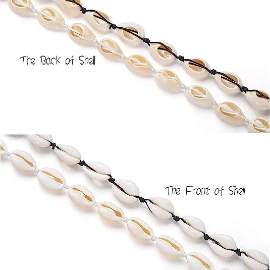Cowrie shell Surfer Necklaces Beach Handmade Choker Hawaiian Summer Conch Necklace for Women