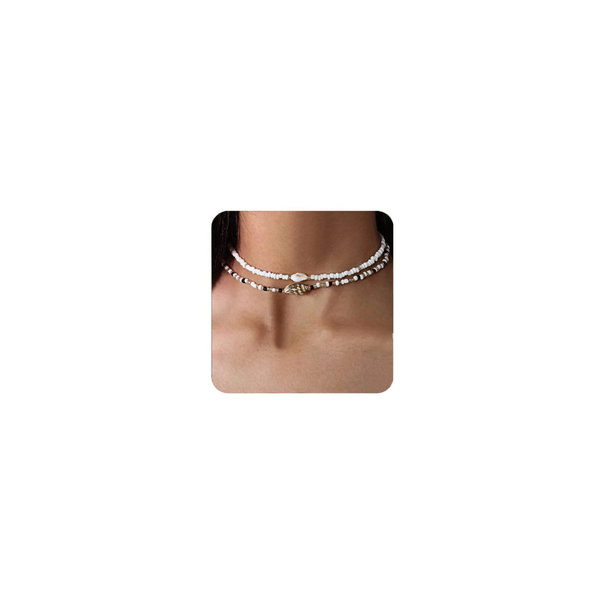 Cowrie shell Surfer Necklaces Beach Handmade Choker Hawaiian Summer Conch Necklace for Women