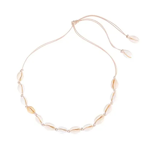 Cowrie shell Surfer Necklaces Beach Handmade Choker Hawaiian Summer Conch Necklace for Women