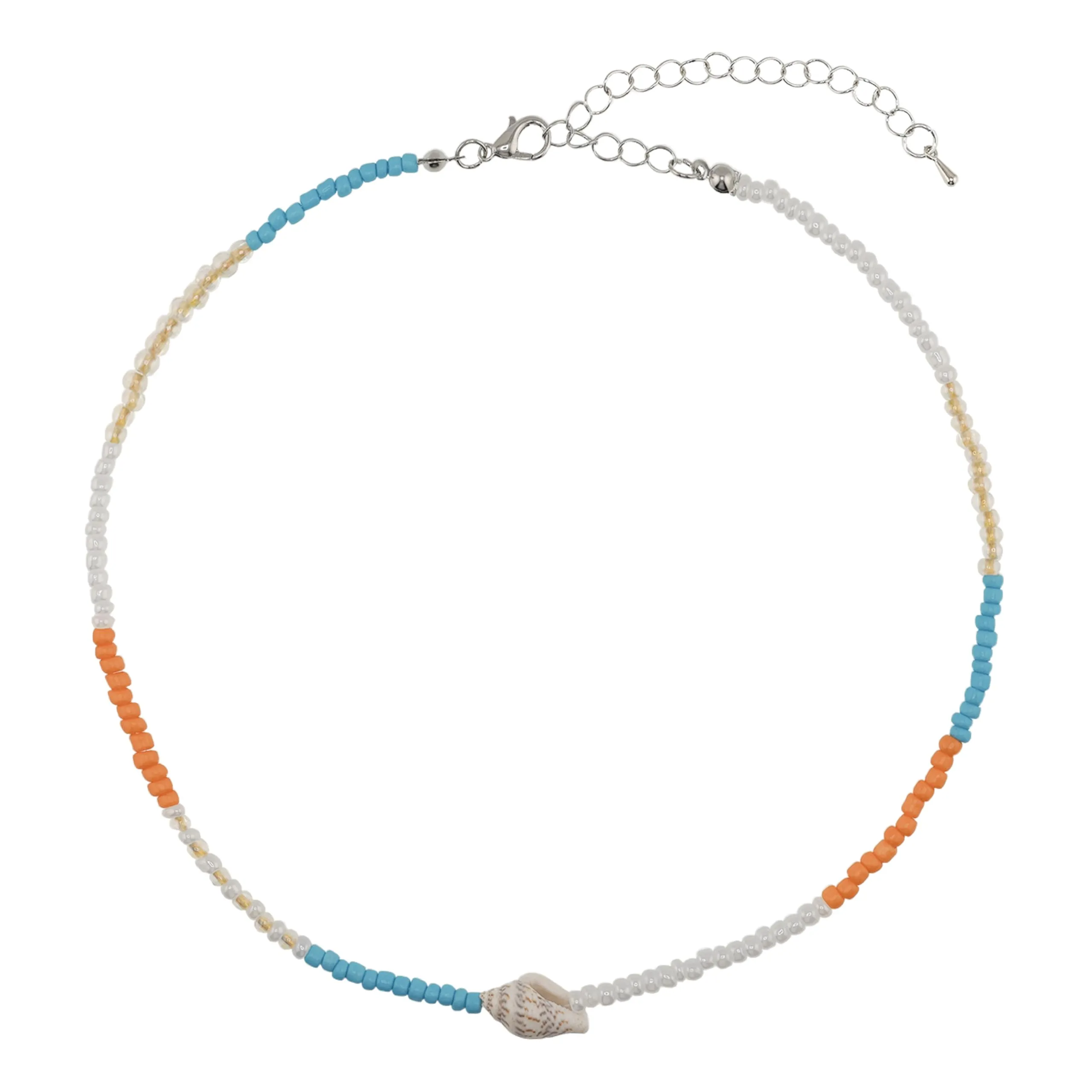 Cowrie shell Surfer Necklaces Beach Handmade Choker Hawaiian Summer Conch Necklace for Women