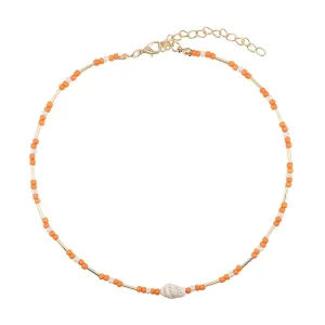 Cowrie shell Surfer Necklaces Beach Handmade Choker Hawaiian Summer Conch Necklace for Women