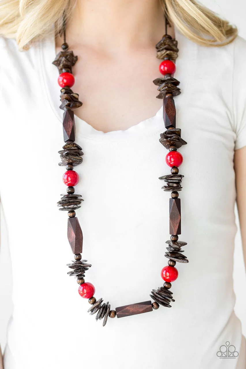 Cozumel Coast Red Paparazzi Necklace