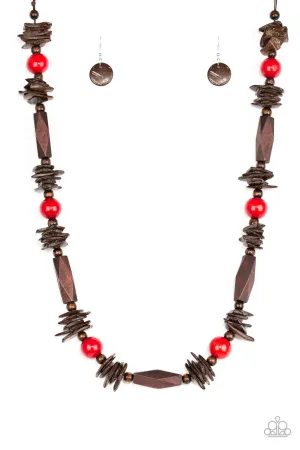 Cozumel Coast Red Paparazzi Necklace