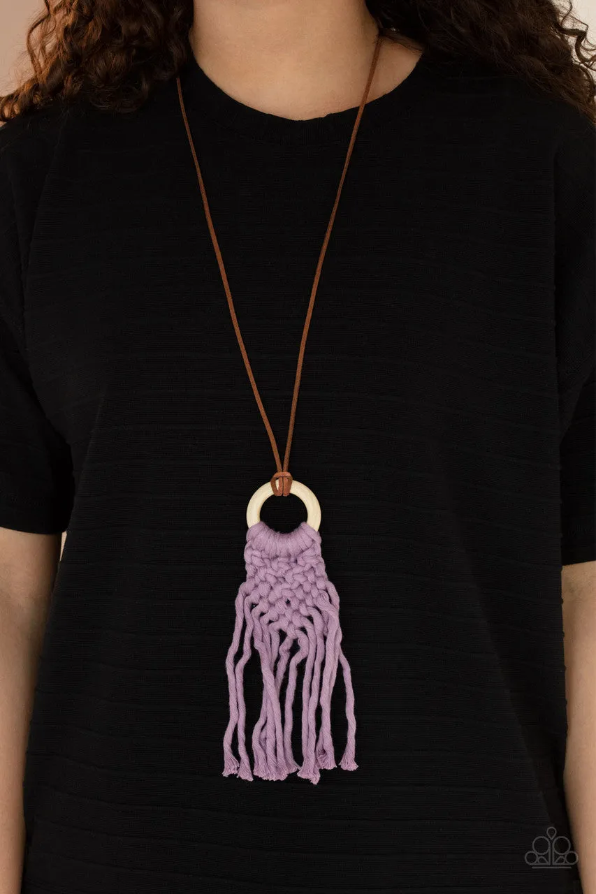 Crafty Couture Purple Paparazzi Necklace