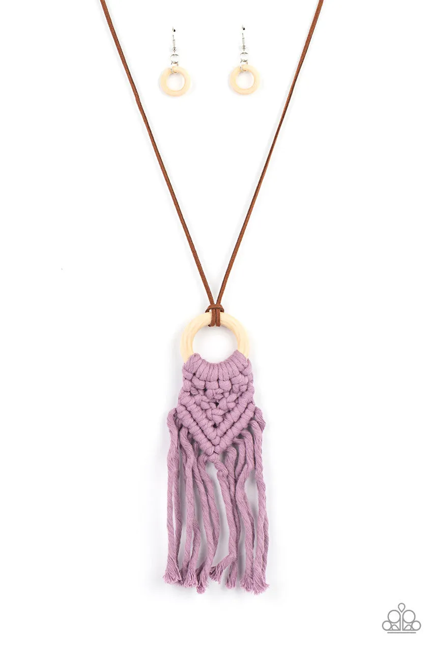 Crafty Couture Purple Paparazzi Necklace