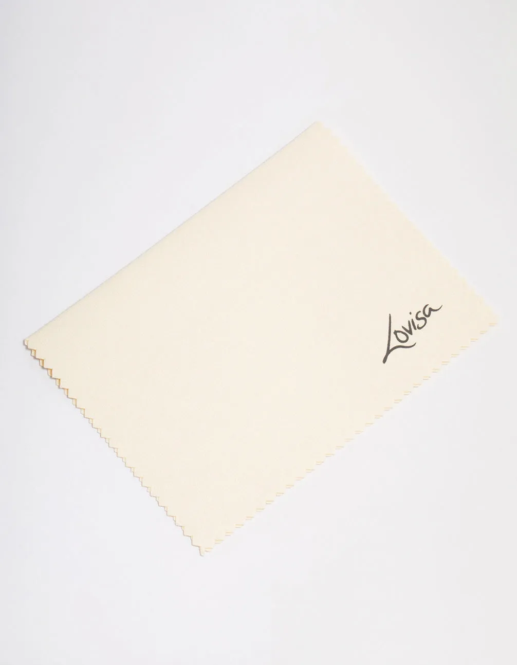 Cream Fabric Polishing Cloth