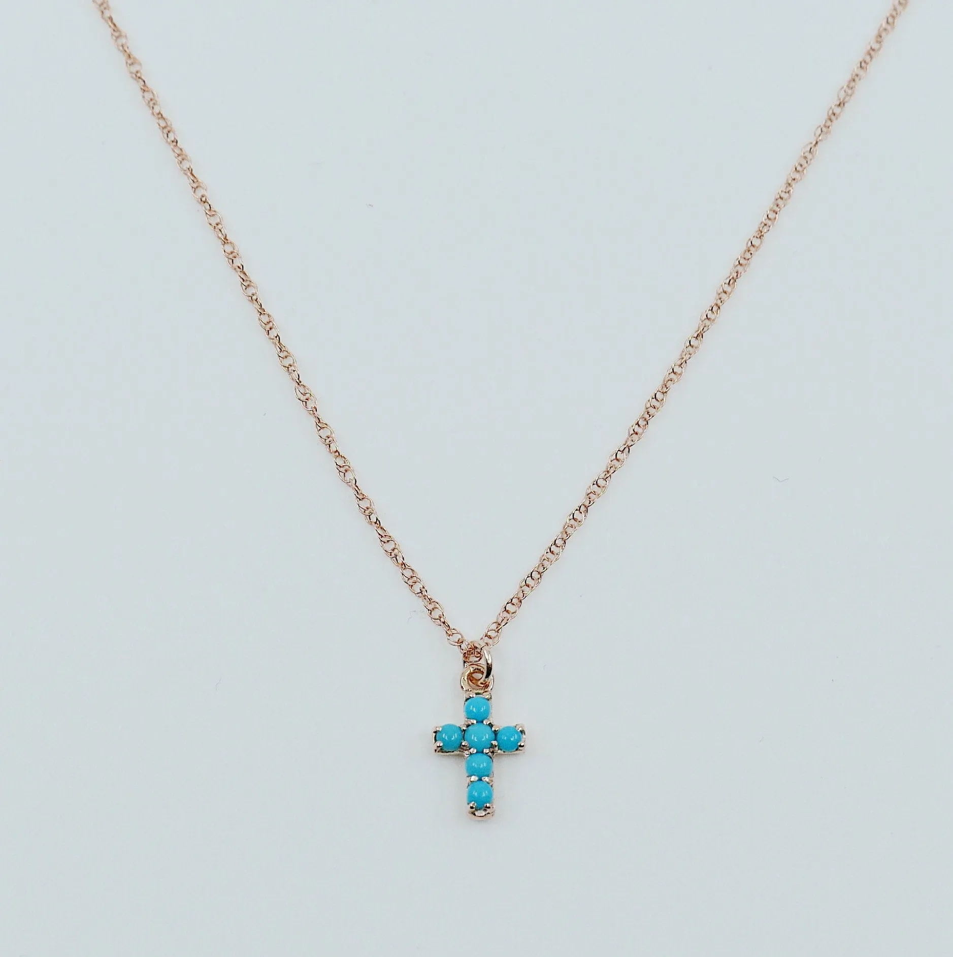 Cross Turquoise Necklace