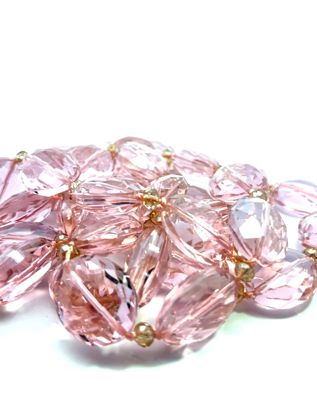 Crystal Oval Long Necklace