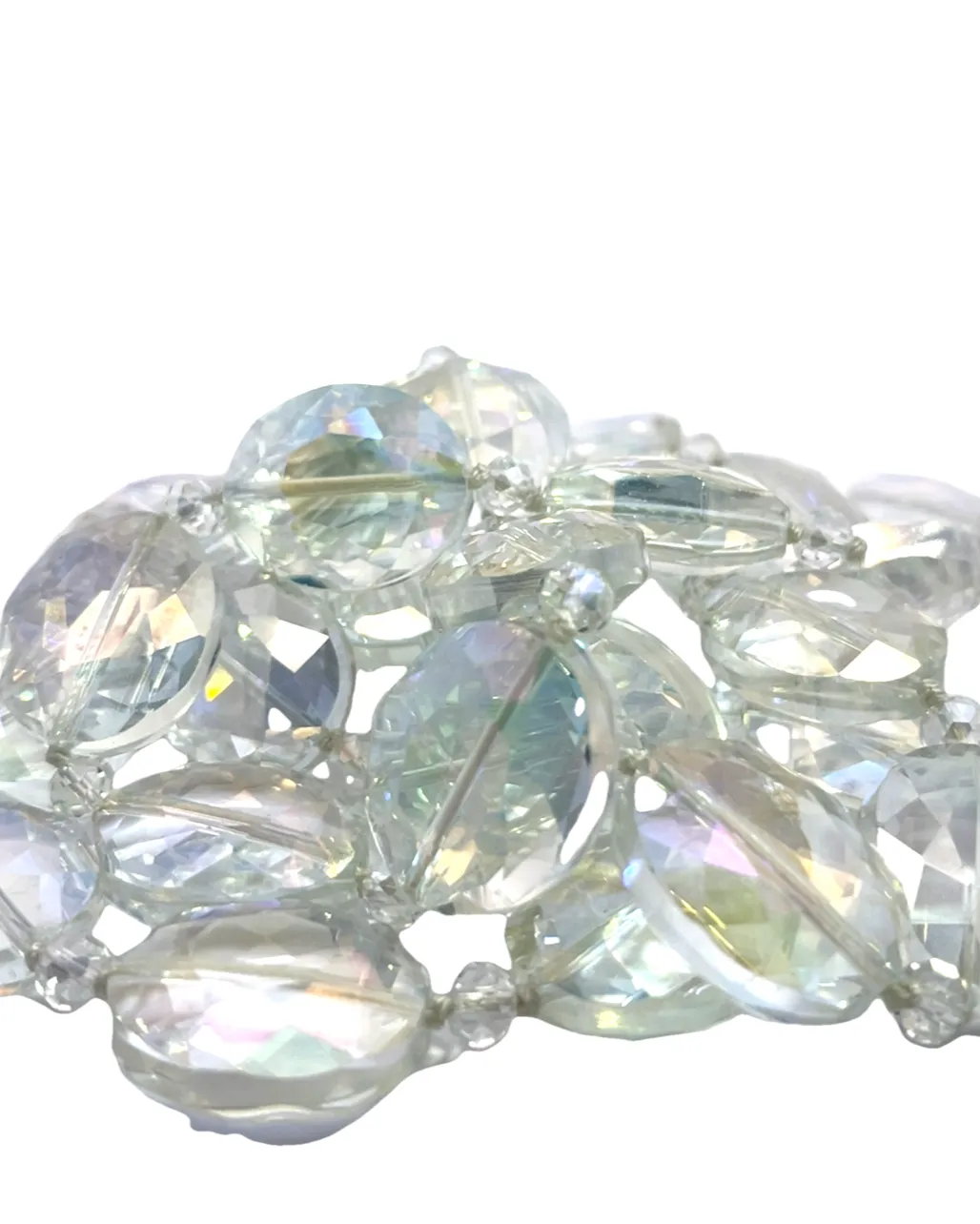 Crystal Oval Long Necklace