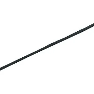Dark Grey Satin 16" Cord with Sterling Silver Lobster clasp