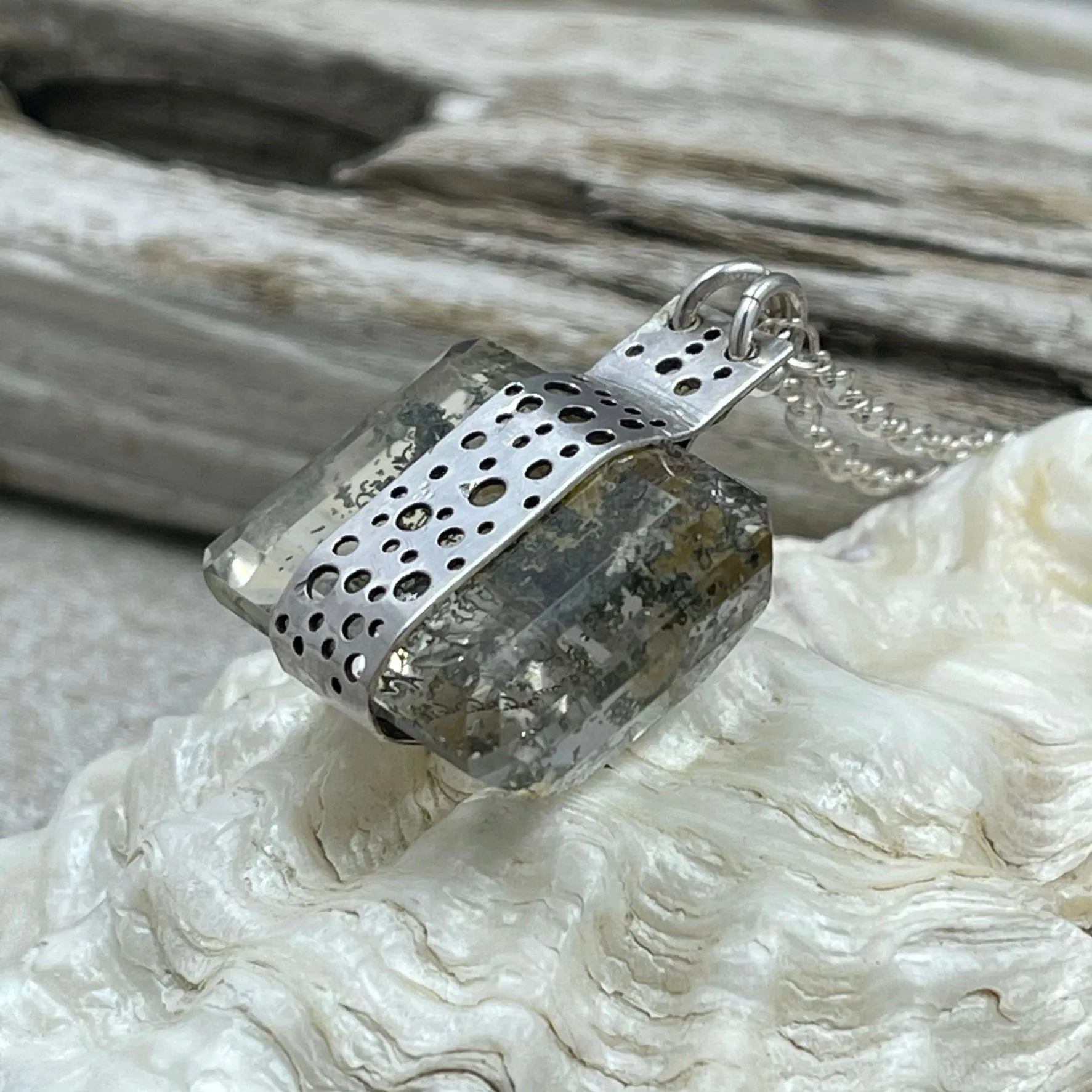 Dendritic Quartz Pendant