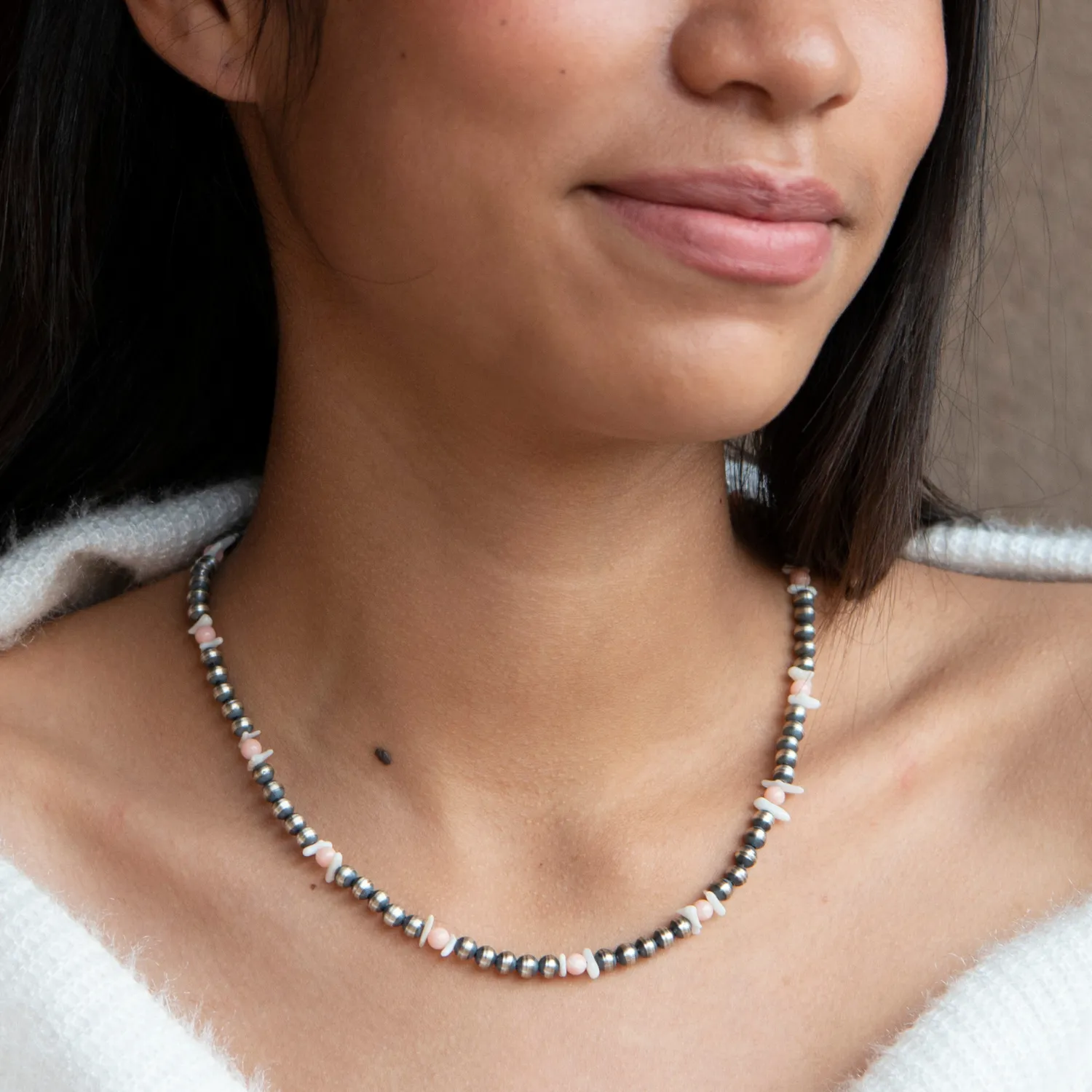 Desert Blossom: Pink Desert Necklace