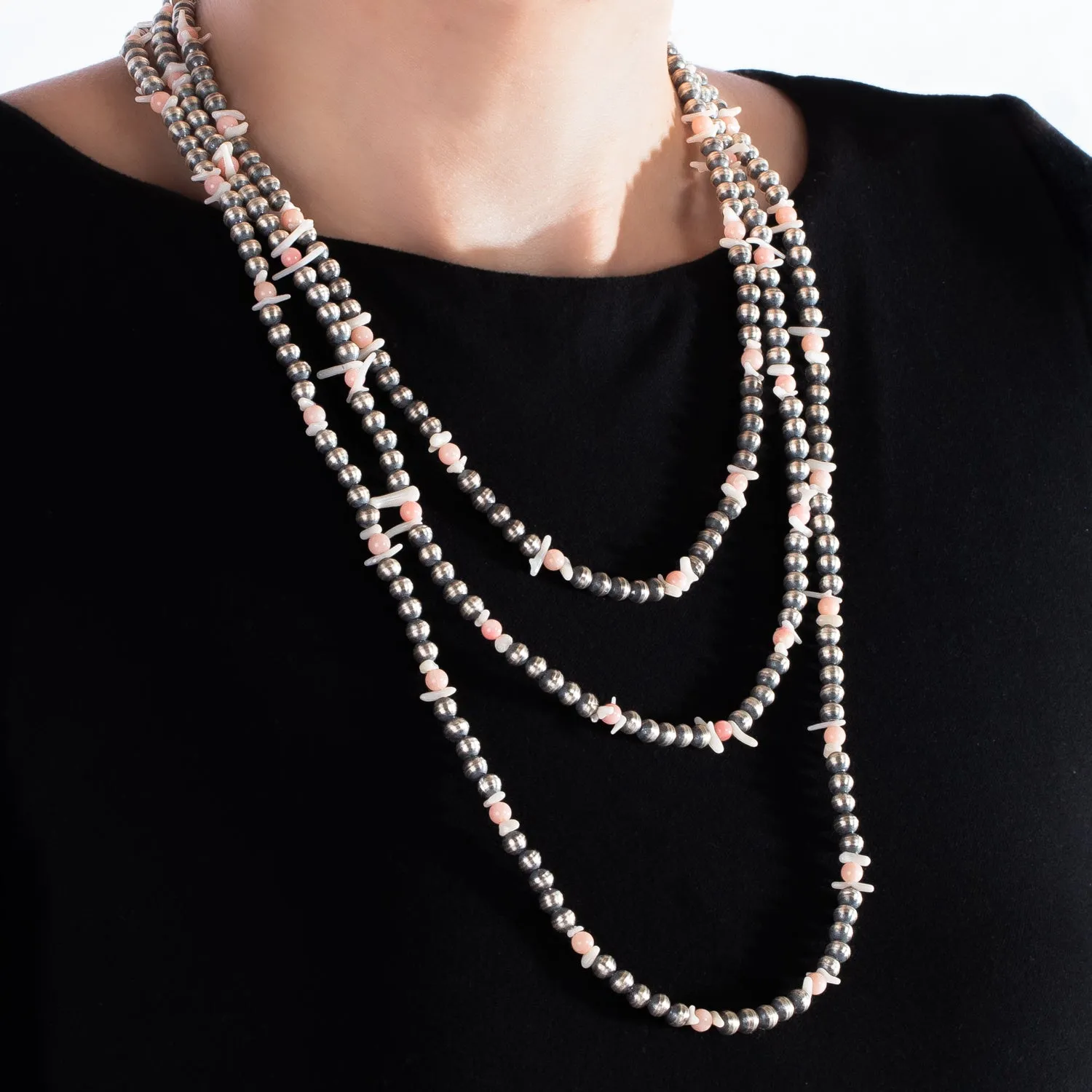 Desert Blossom: Pink Desert Necklace