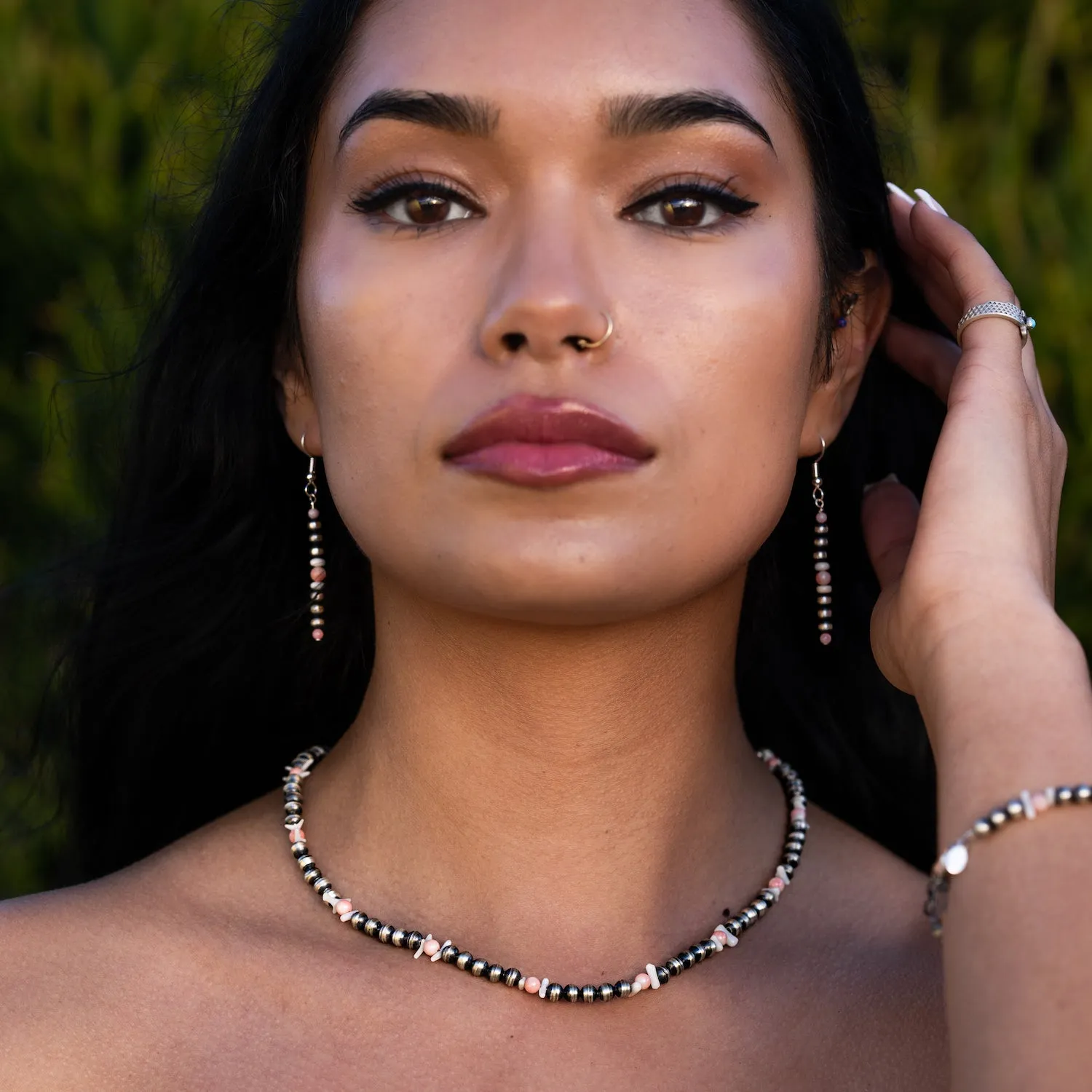 Desert Blossom: Pink Desert Necklace