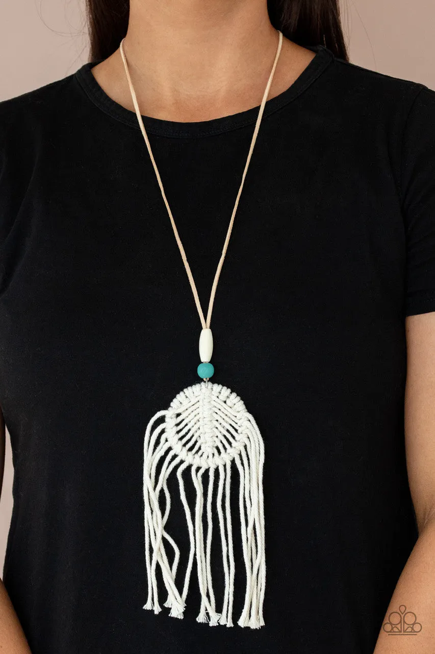 Desert Dreamscape Blue Paparazzi Necklace