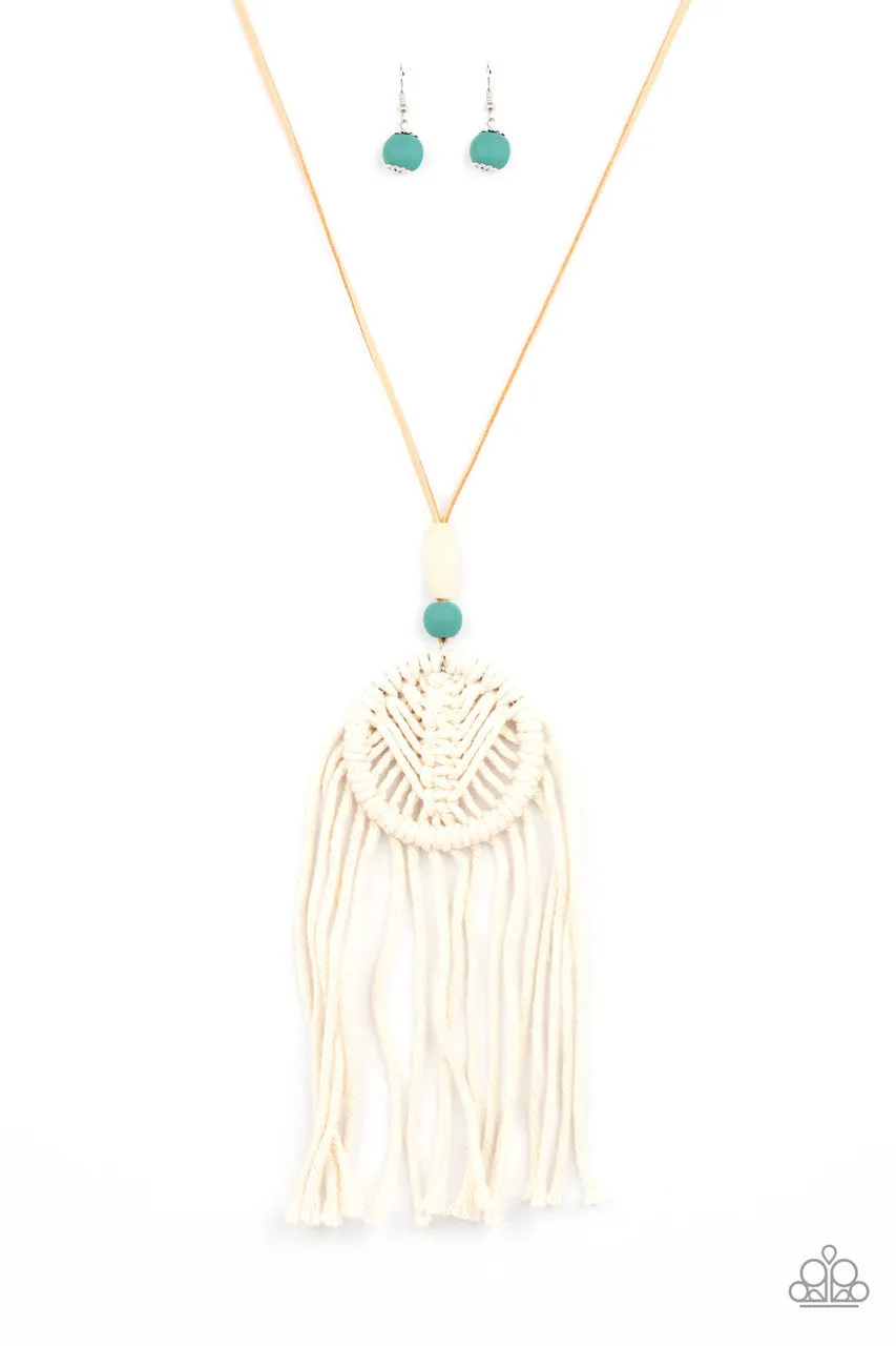 Desert Dreamscape Blue Paparazzi Necklace