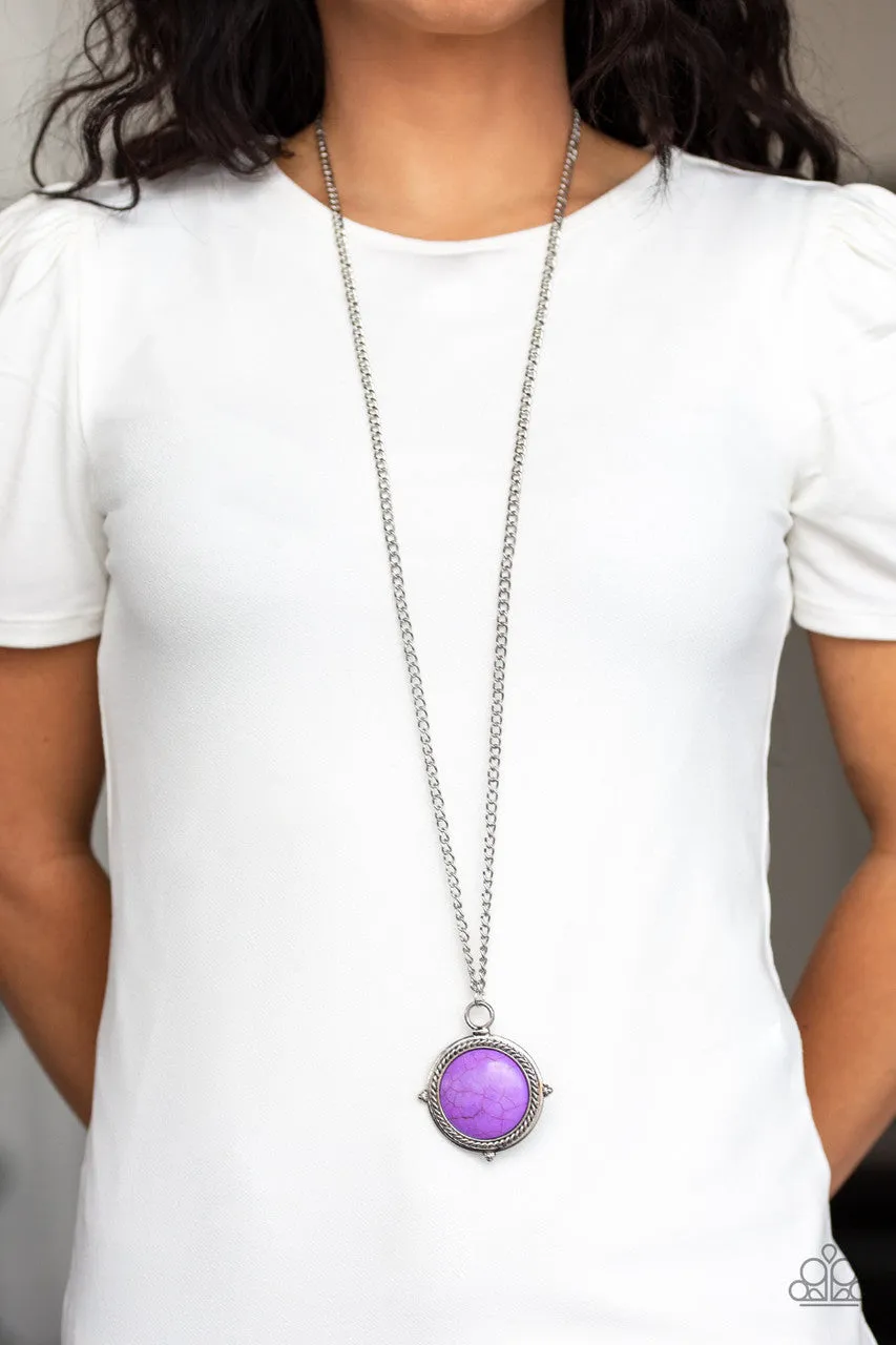 Desert Equinox Purple Paparazzi Necklace