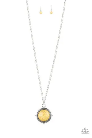 Desert Equinox Yellow Paparazzi Necklace