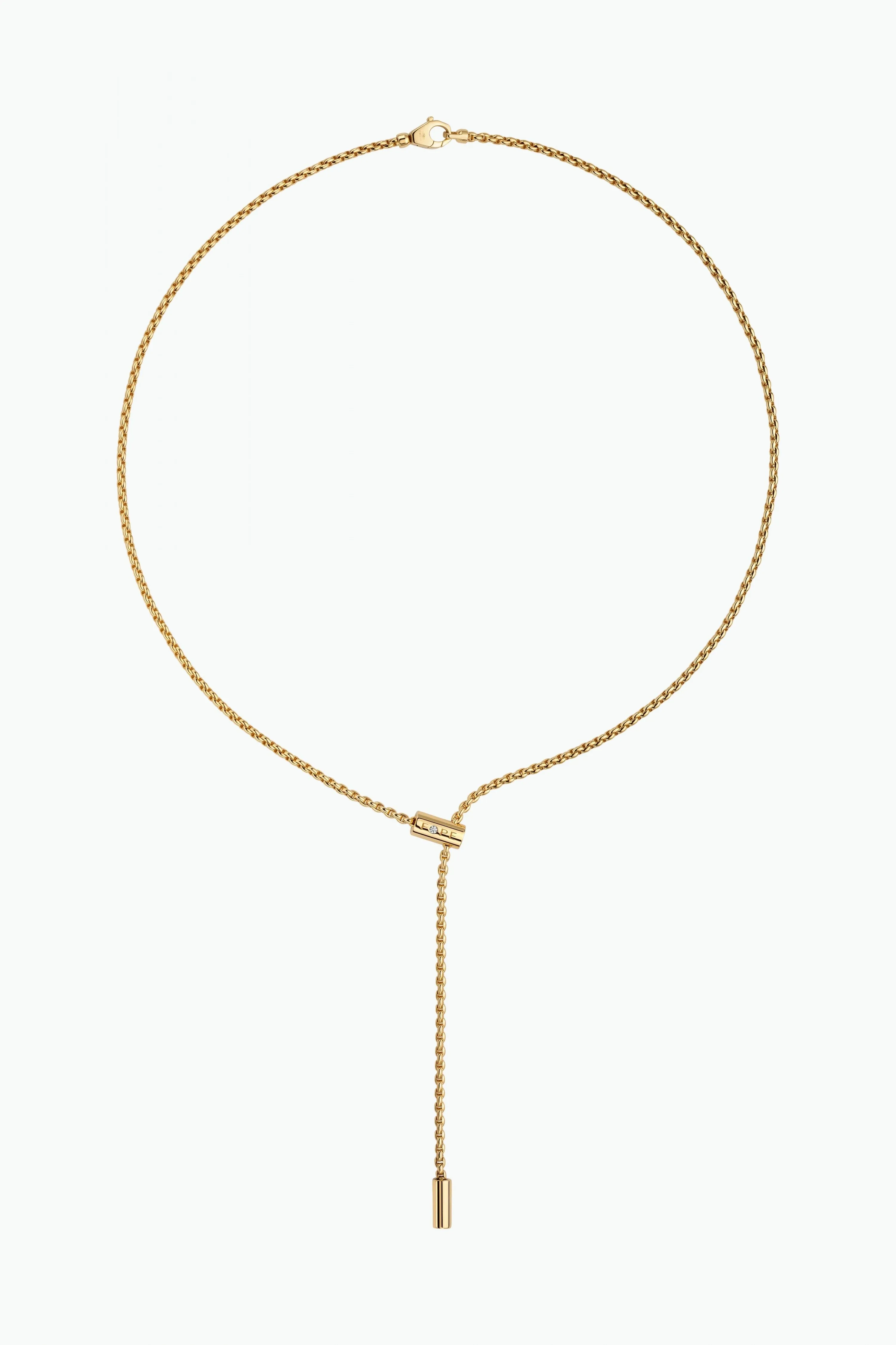 Diamond Lariat Necklace