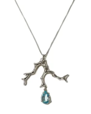 Diana Necklace in Aqua Quartz