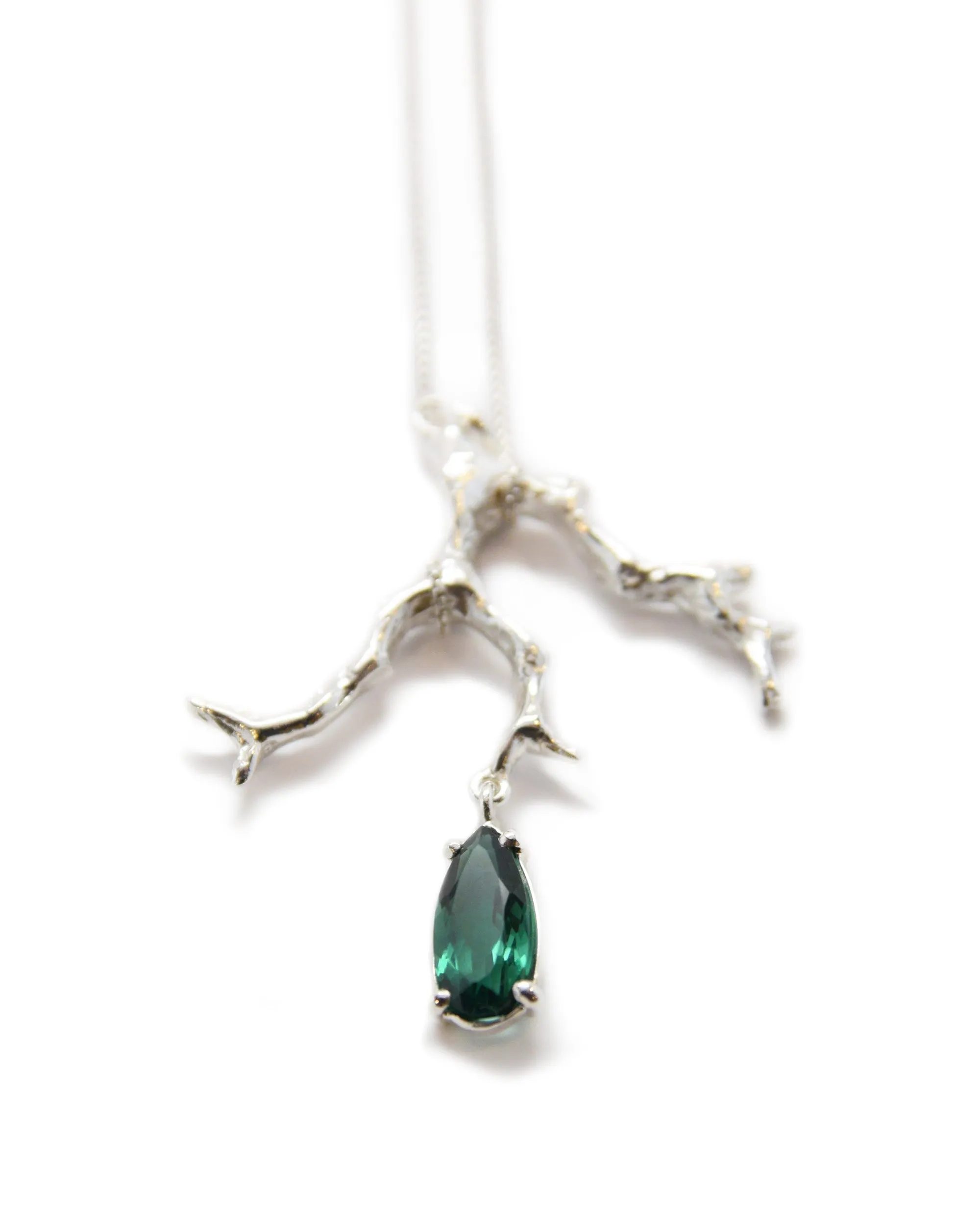 Diana Necklace in Emerald Quartz