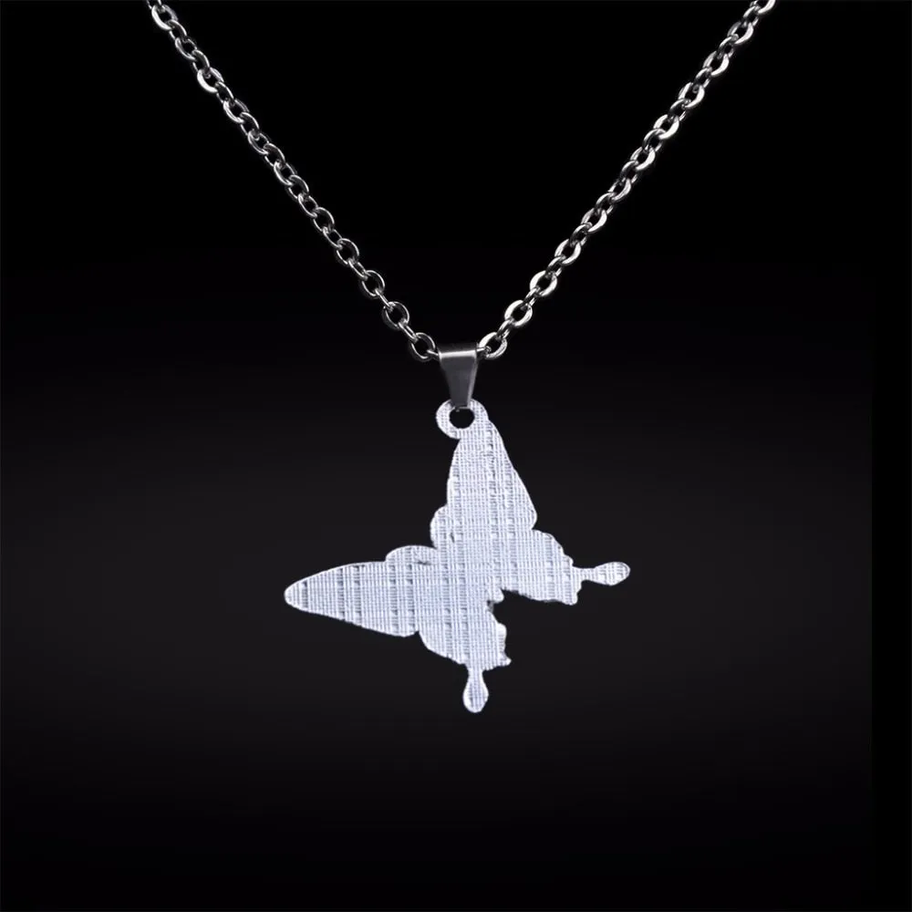 Dreamy Butterfly Mood Necklace & Ring