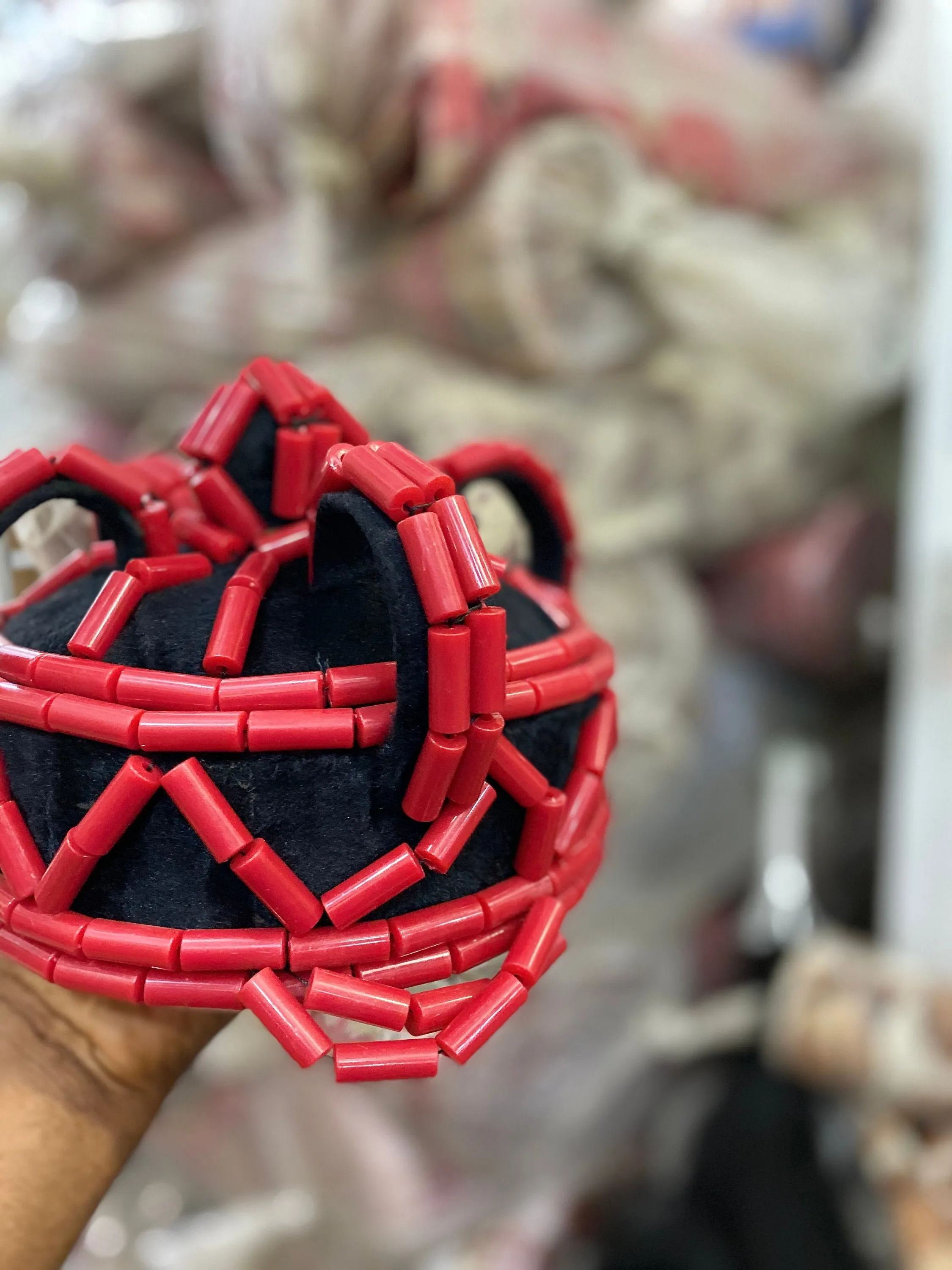 Edo/Benin bridal headpiece