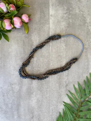 Edwina Necklace in Granite