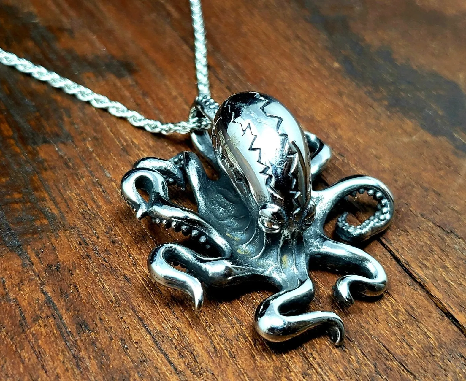 Electric Octopus Necklace