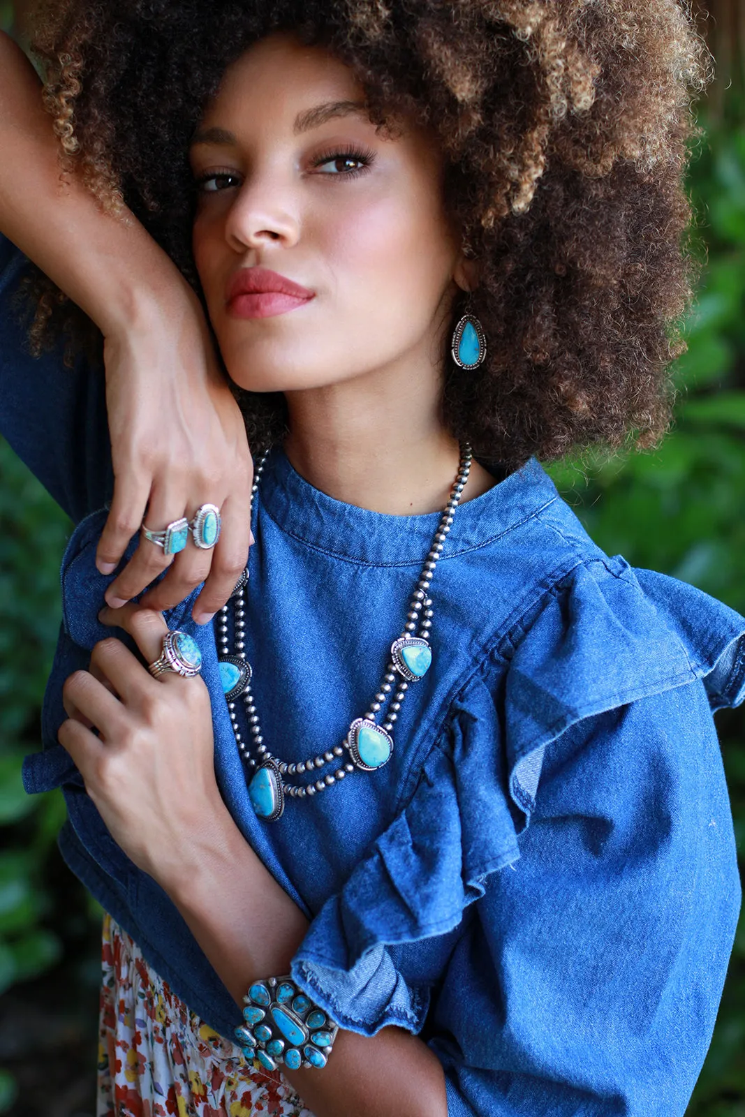 Ella Peter Turquoise Necklace (Set)